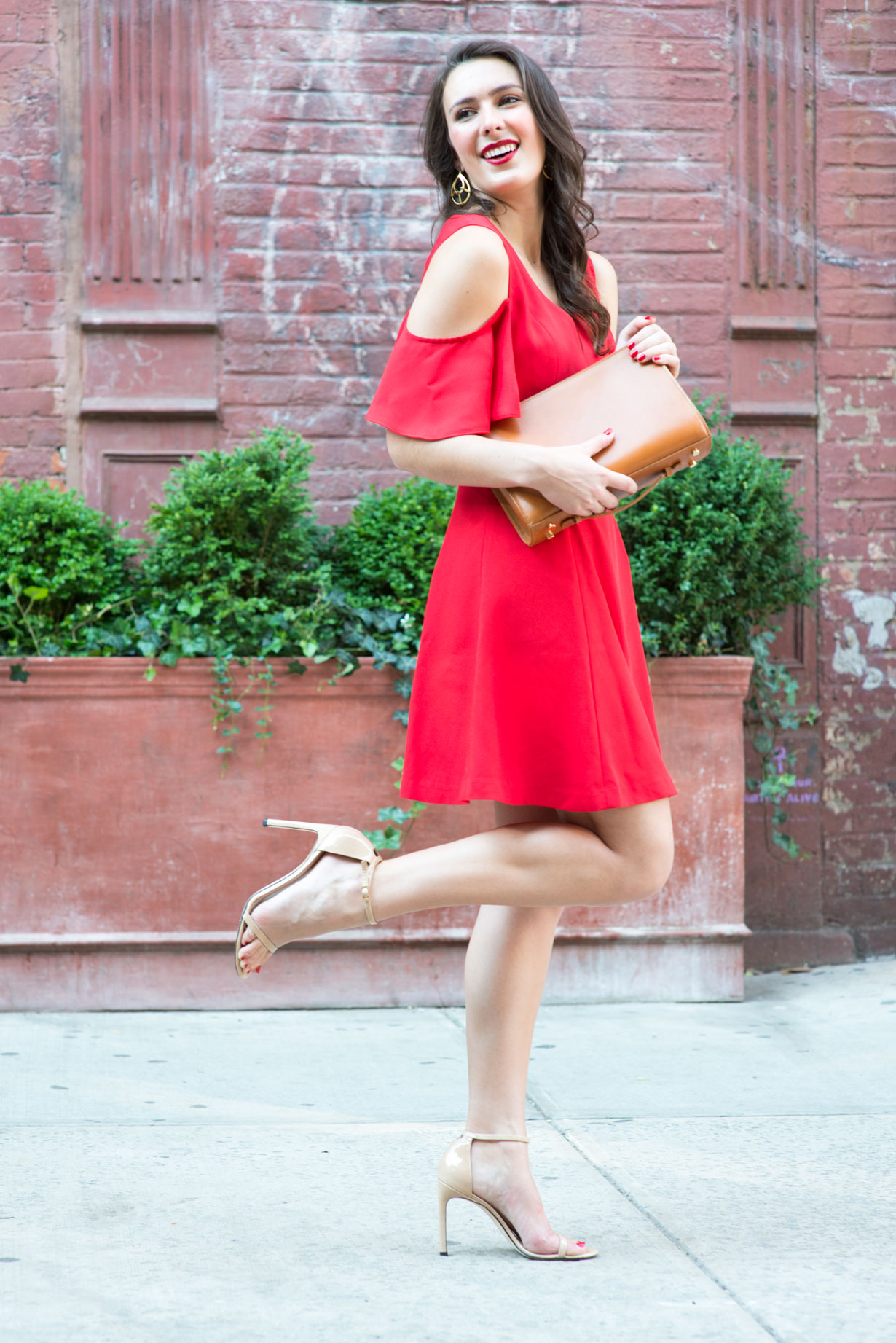 gigi-new-york-clutch-and-red-dress