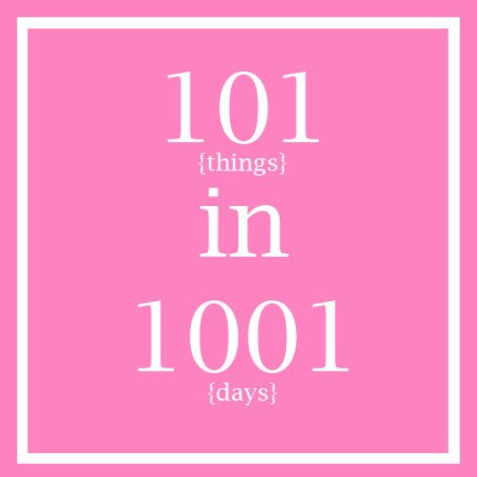 Bonjour Blue 101 in 1001 Days