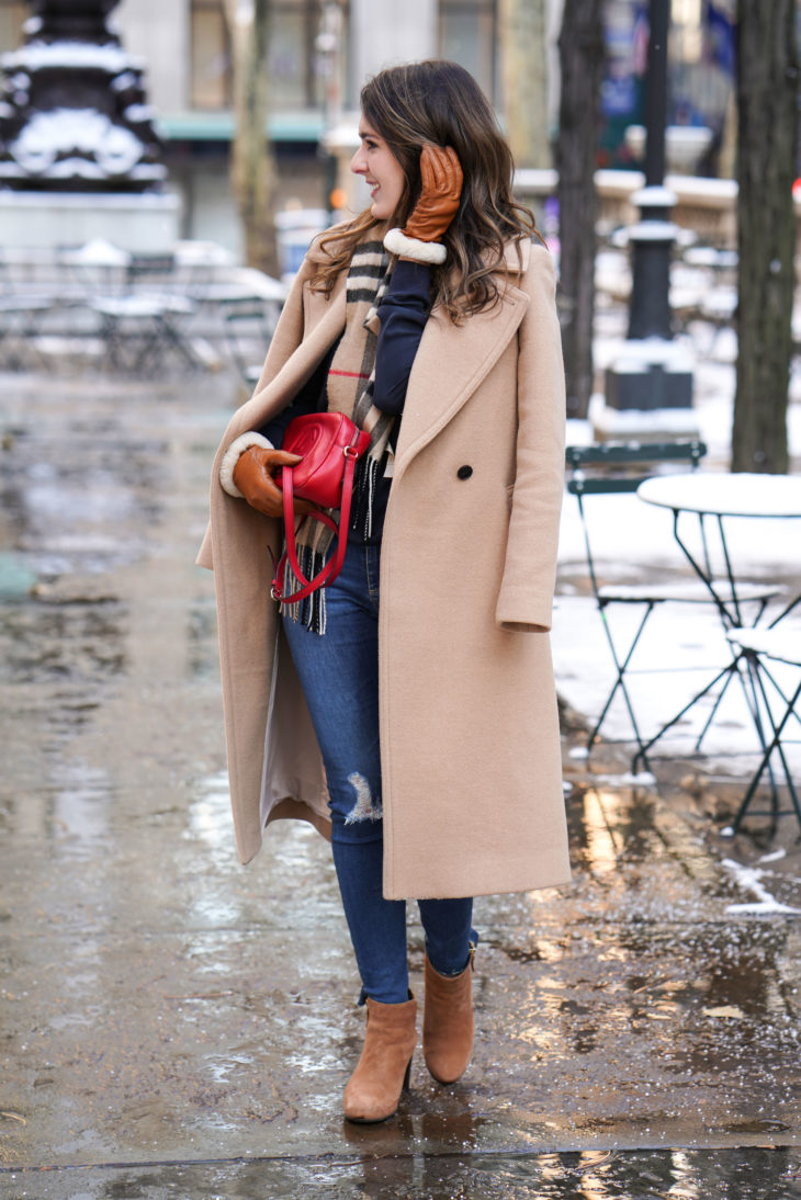 New York Winter Snow Wearing Rockport by Samantha Metell